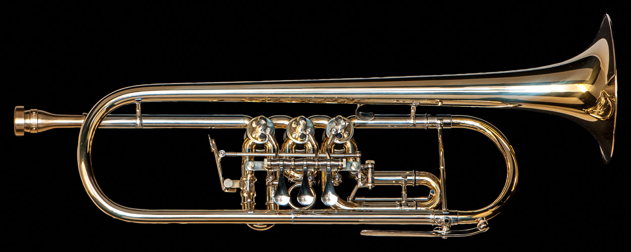 伽利略Rotary-Valve Trumpet in B, model 43